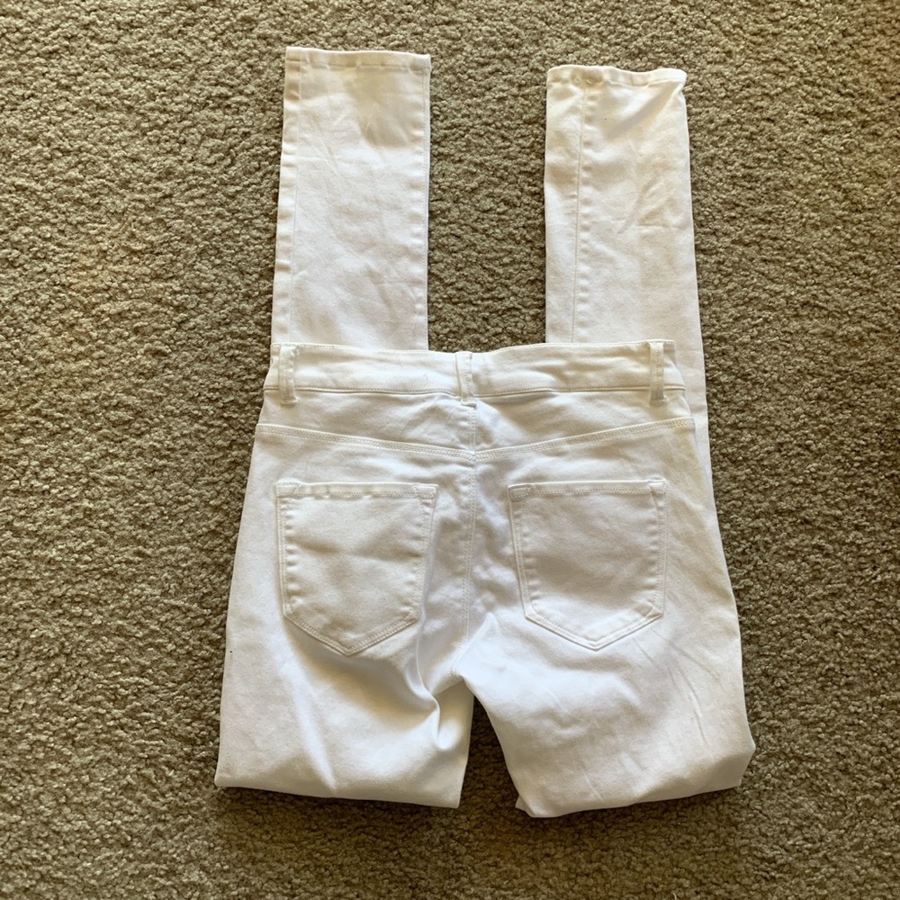 White Ripped Jeans